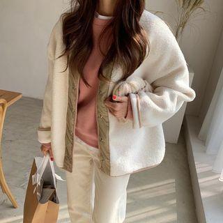 Piped Snap-button Dumble Jacket