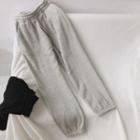 Drawstring-waist Fleece-lined Sweatpants