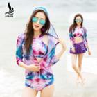 Printed Cover / Set: Printed Tankini + Skirt