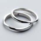 S925 Sterling Silver Couple Ring