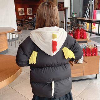 Wing Padded Zip-up Hooded Jacket