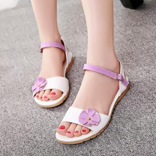 Flower Accent Sandals