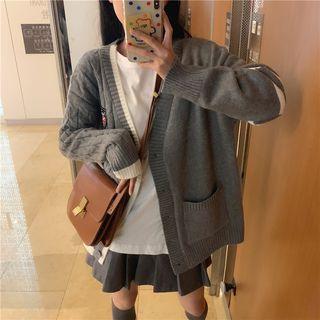 Badge Cardigan As Shown In Figure - One Size