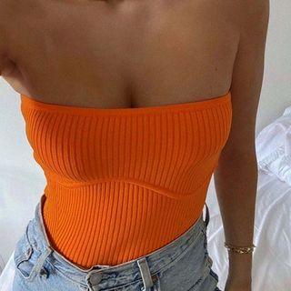 Ribbed Sleeveless Crop Top