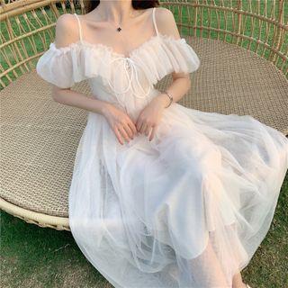 Cold Shoulder Maxi Sun Dress
