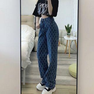 Partnered High-waist Wide-leg Jeans