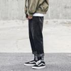 Drawstring Straight Cut Corduroy Pants