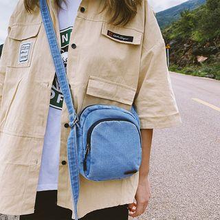 Mini Denim Crossbody Bag