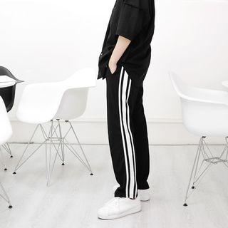 Stripe Sports Sweatpants