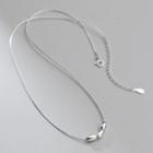 Beaded Necklace S925 Silver - Silver - One Size