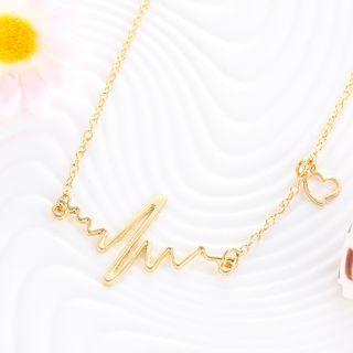 Heartbeat Wave Necklace