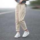 Belted Corduroy Harem Pants