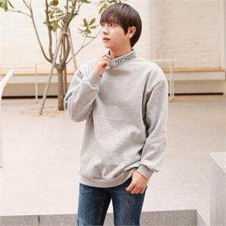 Balance Printed Mock-neck Pullover