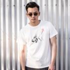 Chinese-style Goldfish-print T-shirt