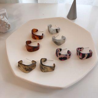 Acetic Acid Hoop Earring