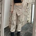 Mock Two Piece Straight-fit Cargo Pants