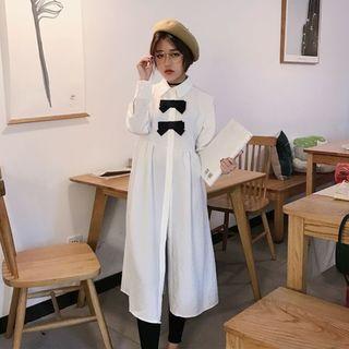 Bow-detail Shirtdress