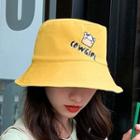 Embroidered Bucket Hat Curcumin - One Size