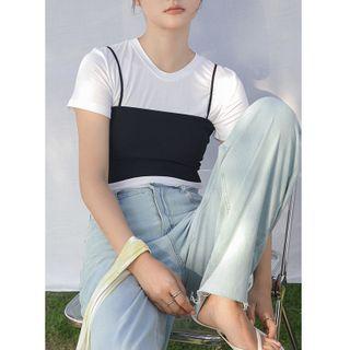 Plain Camisole Top Army Green - One Size