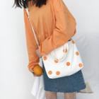Polka Dot Canvas Tote Bag / Shoulder Bag / Crossbody Bag