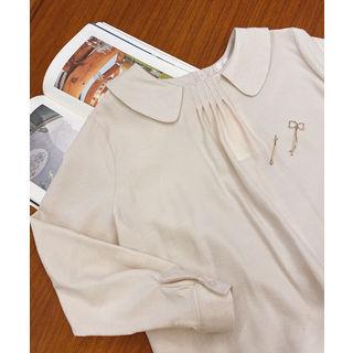 Convertible Round-collar Blouse