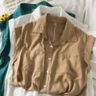 Loose-fit Sleeveless Shirt