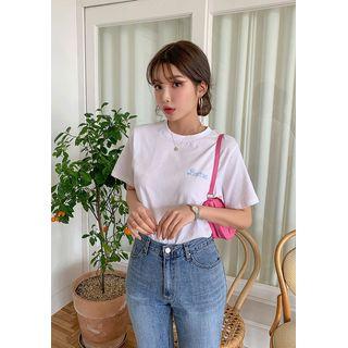 Barbie Diary Letter Print T-shirt