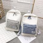 Pattern Front Pocket Backpack