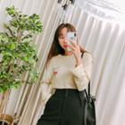 Lips Print Long-sleeve T-shirt