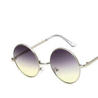 Retro Metal Frame Round Sunglasses
