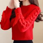 Heart Detail Knit Top