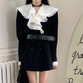 Peter Pan Collar Blazer Dress