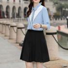 3/4-sleeve Blouse / Skirt