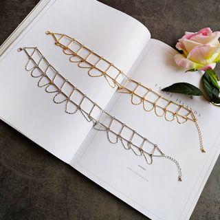Geometric Metal Choker