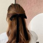 Velvet Ribbon Hair Tie / Hair Clip