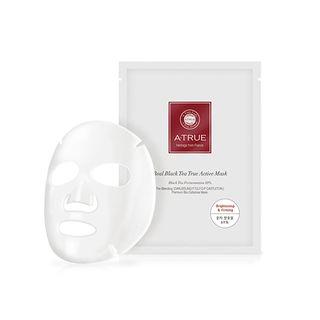 Atrue - Real Black Tea True Active Mask 25g X 1 Pc
