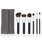 Set Of 6: Makeup Brush Gray - One Size