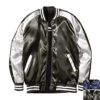 Glossy Baseball Jacket