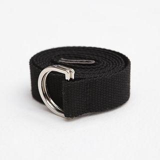 D-buckle Cotton Webbing Belt