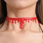 Halloween Blood Choker 10590 - 01 - Red - One Size