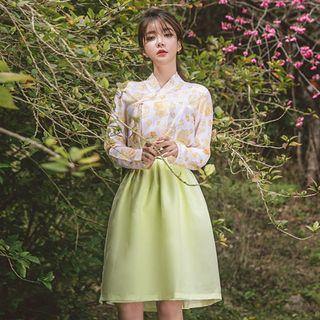 Modern Hanbok Printed Top