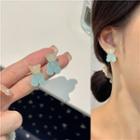 Bear Resin Earring 1 Pair - Earrings - Blue - One Size