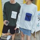 Couple Matching Pocketed Pullover