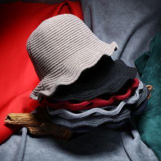 Plain Knit Bucket Hat