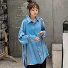 Tie-side Iridescent Shirt