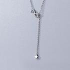 925 Sterling Silver Infinity Star Necklace As Shown In Figure - One Size