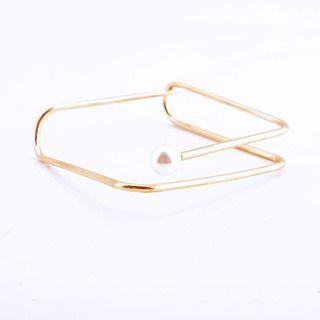 Beaded Geometric Bangle