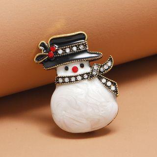 Christmas Tree Glaze Alloy Brooch