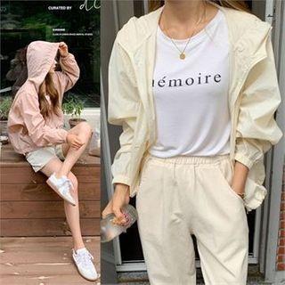 Zip-up Lightweight Hoodie