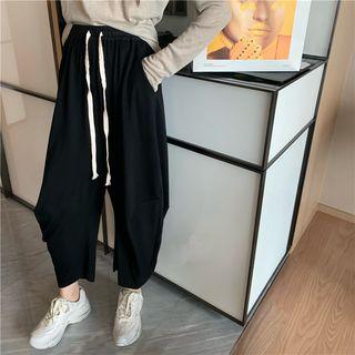 Plain Harem Pants / Long-sleeve Top